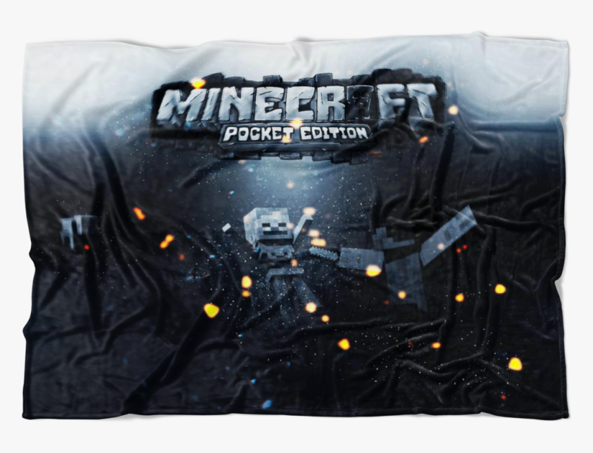 Minecraft Fleece Blanket Mythic Black Blanket - Board Short, HD Png Download