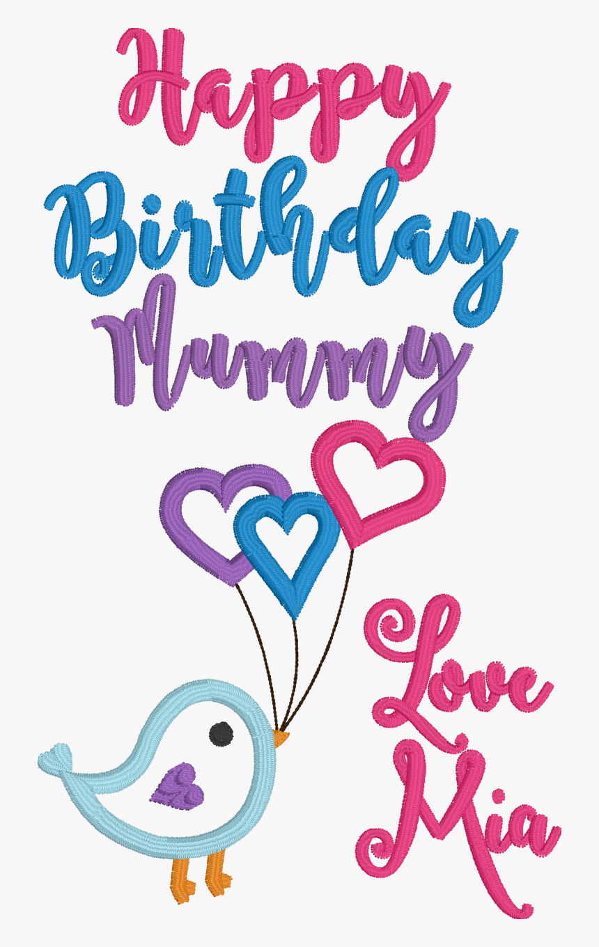 Happy Birthday With Name Mummy, HD Png Download