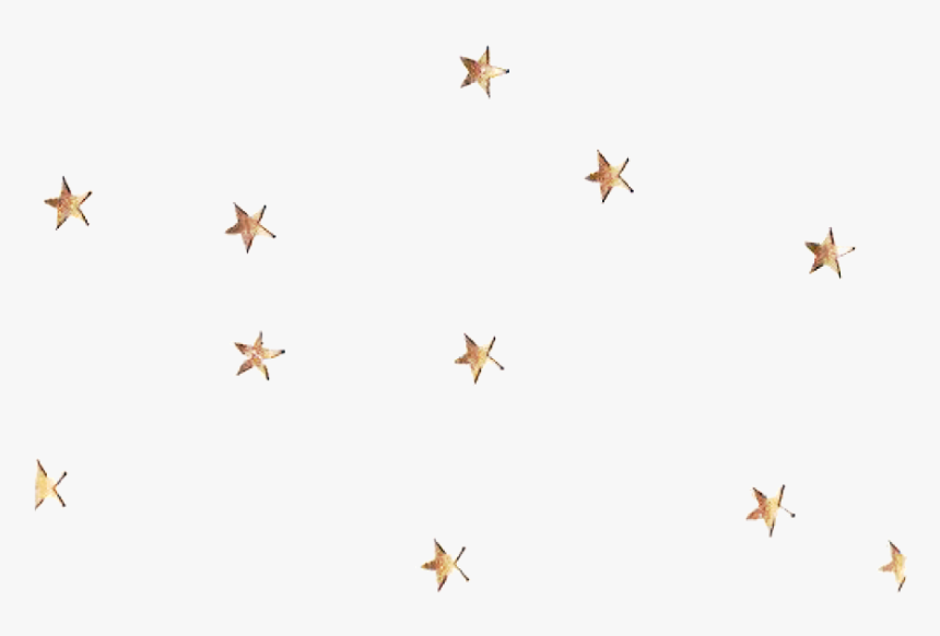 Transparent Golden Stars Png - Gold Star Sticker Png, Png Download