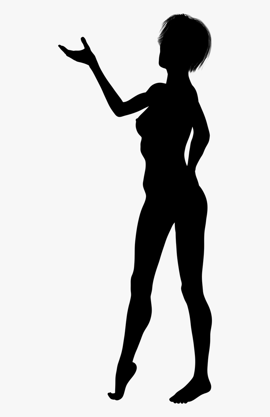 Silhouette Woman Photography - Silhouette, HD Png Download
