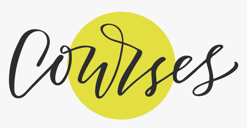 Courses - Course Lettering, HD Png Download