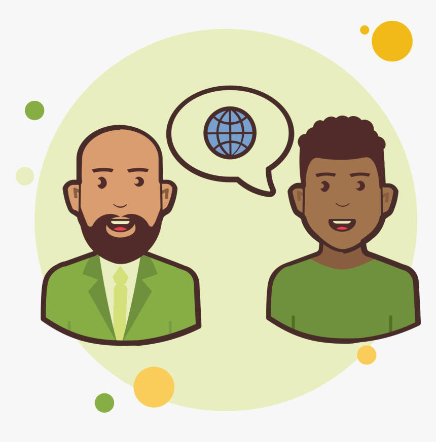 Couple Earth Globe Icon - People Icon Png, Transparent Png