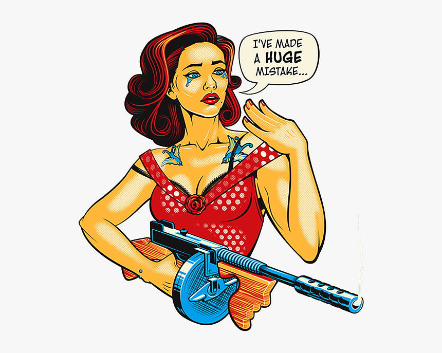 Pop Art Gun, HD Png Download