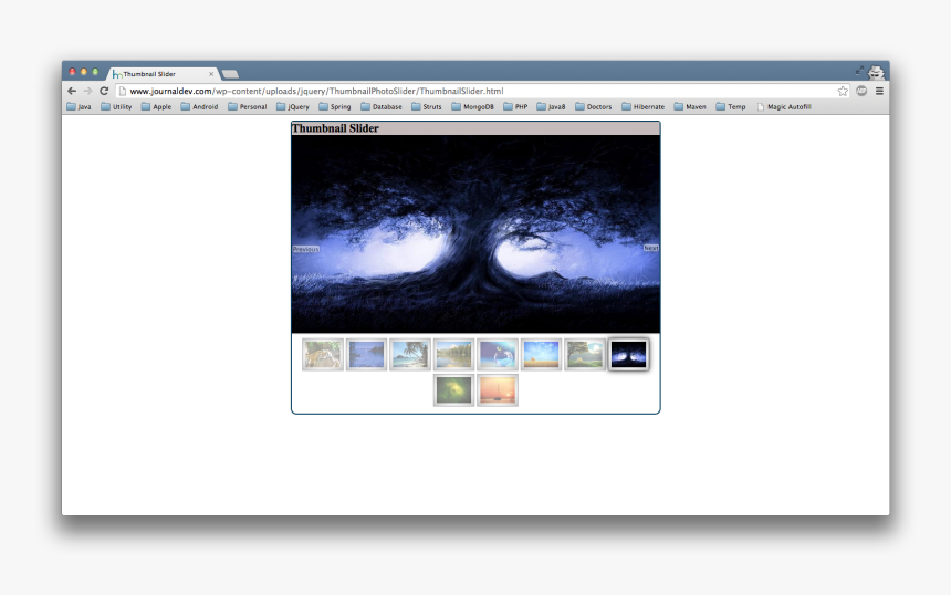 Html Image Thumbnail Slider, HD Png Download