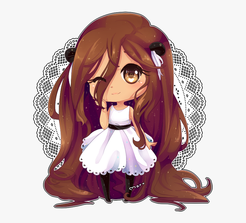 Chibi Anime Girl Valentin, HD Png Download