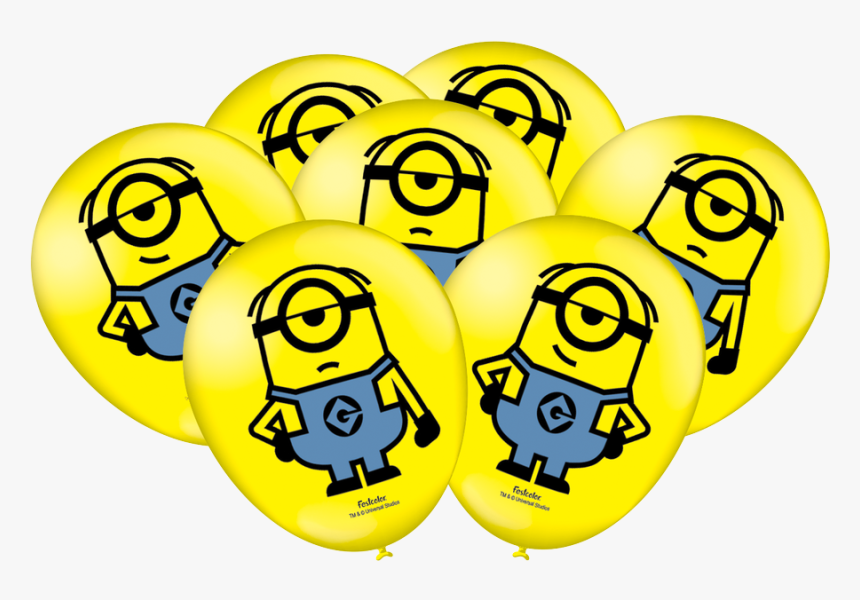 Balão Especial Minions-25 Unidades - Minions Balão Png, Transparent Png