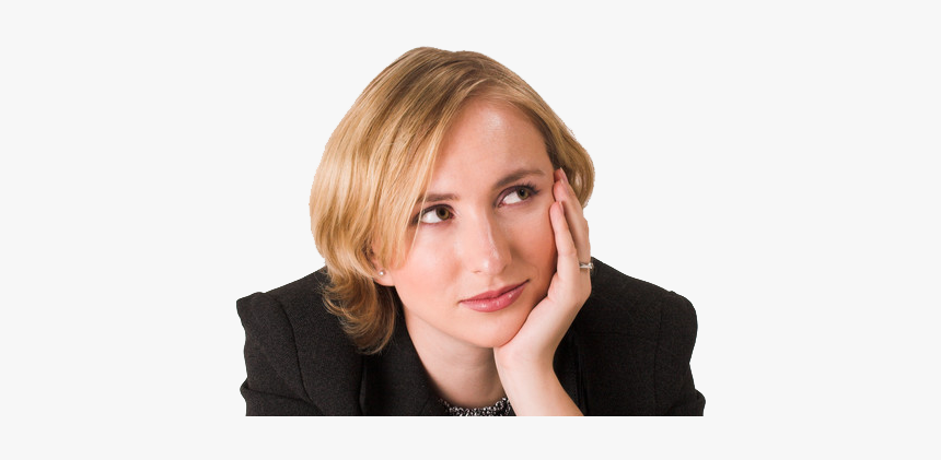 Thinkingwoman - Girl, HD Png Download