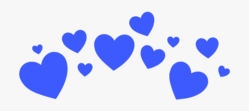 #heartcrown #heart #crown #blue #overlay #cute #pretty - Billie Eilish, HD Png Download