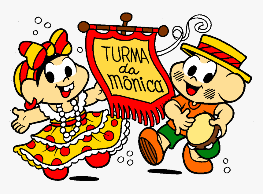 Imagem Turma Da Monica No Carnaval - Carnaval Turma Da Mônica, HD Png Download