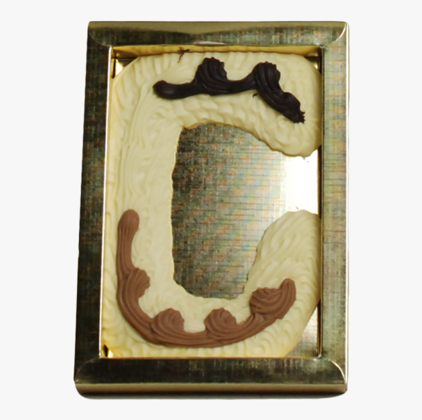 Grote Ambachtelijke Chocoladeletter C Wit - Picture Frame, HD Png Download