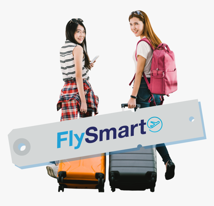 Girl Carrying A Travel Bag, HD Png Download