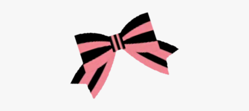 #cute #pink #black #bow #aliceinwonderland #wonderful, HD Png Download