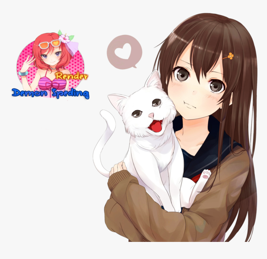 Anime Render Girl Transparent, HD Png Download