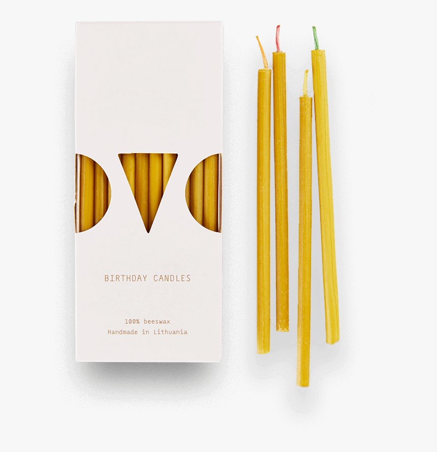 Beeswax Birthday Candles - Graphic Design, HD Png Download