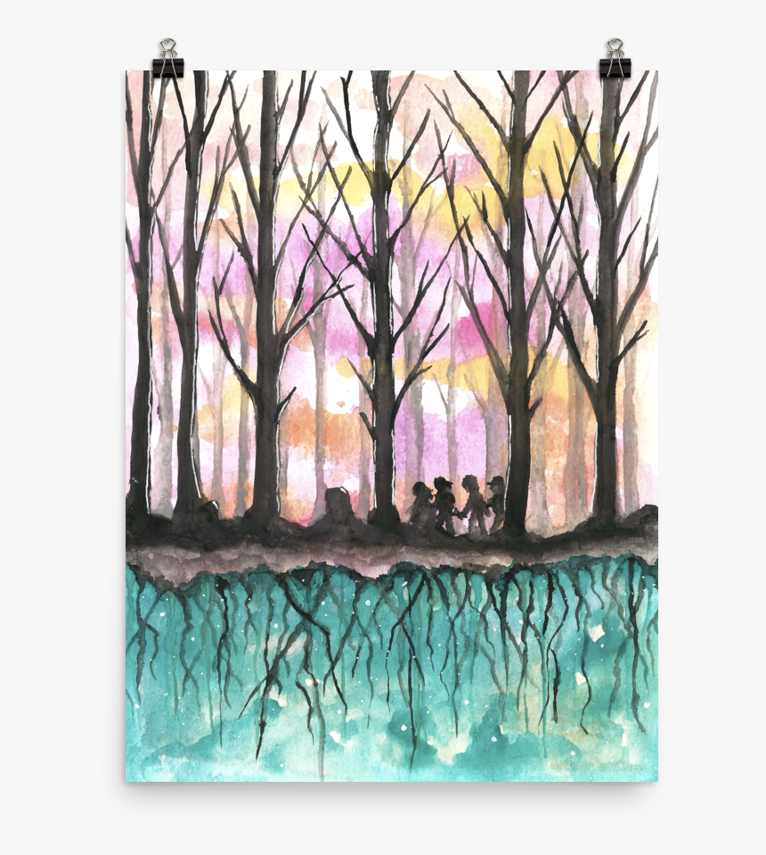 Stranger Things The Upside Down Painting, HD Png Download