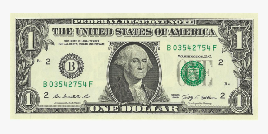 Skull Dollar Bill, HD Png Download