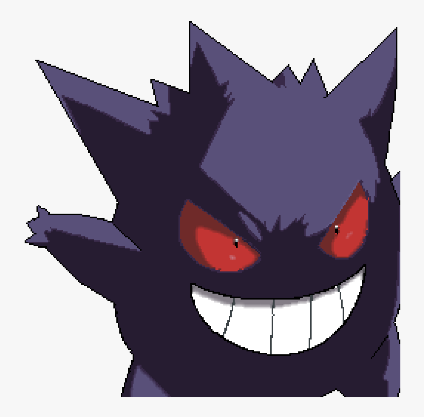 [cc] First Time Doing Any Pixel Art, Thought It Was - Gengar Pokemon, HD Png Download