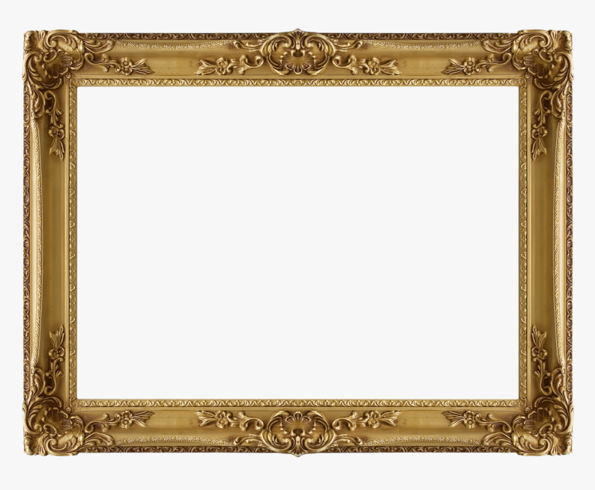 Free Gold Photo Frame, HD Png Download