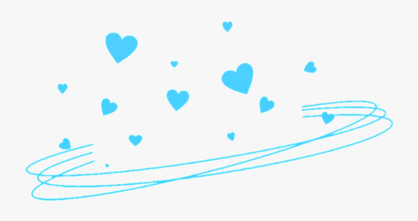 #crown #filter #blue #kawaii #cute #sticker #nany♡♡ - Blue Crown Overlay, HD Png Download