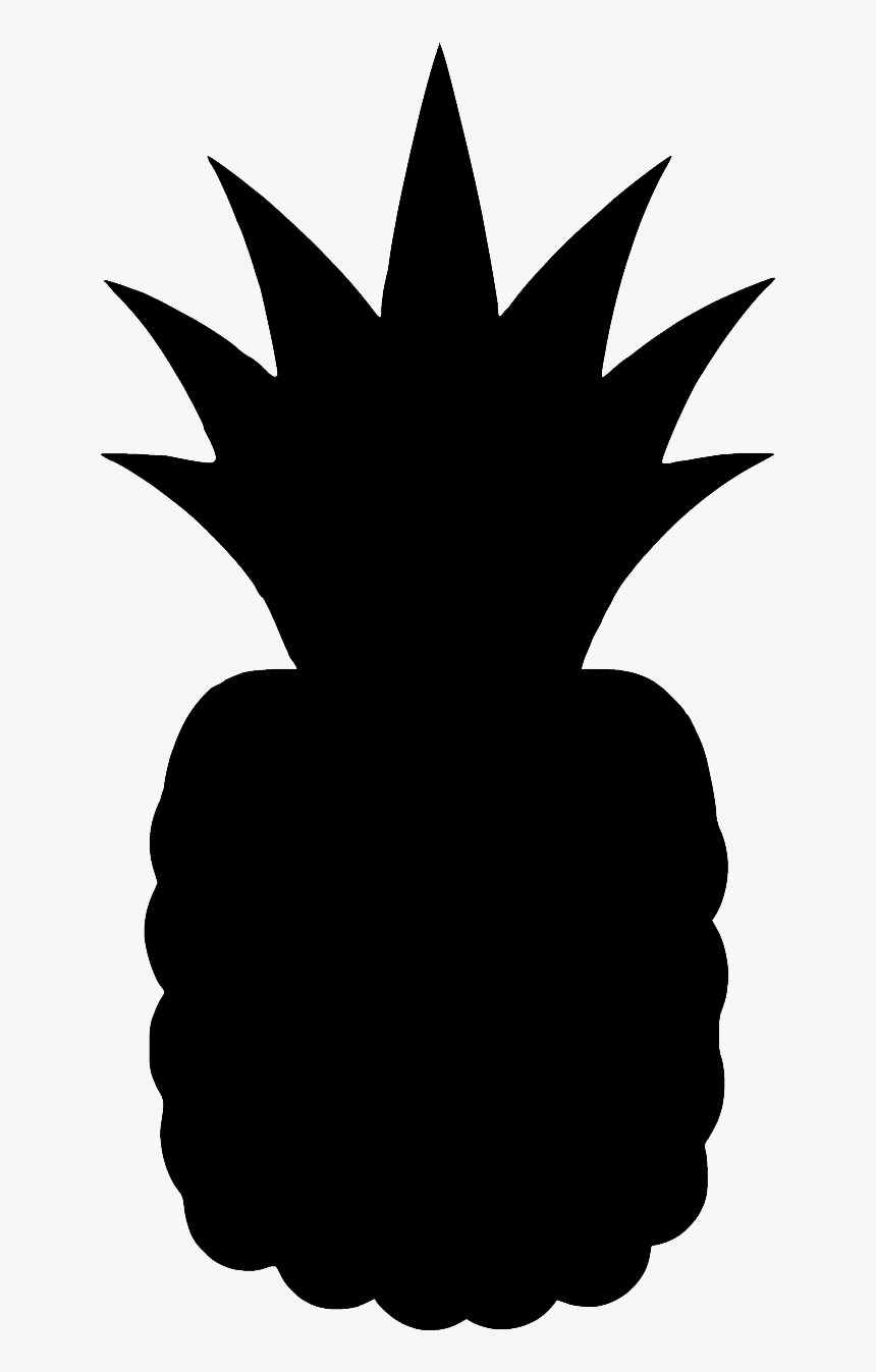 Outline Pineapple Black And White, HD Png Download