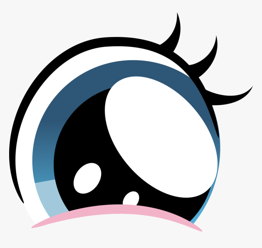 Eyeball Clipart Halloween Png Black And White Eyeball - My Little Pony Big Eyes, Transparent Png