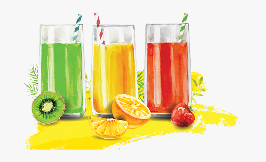 Fruit Juice Watercolor Png, Transparent Png