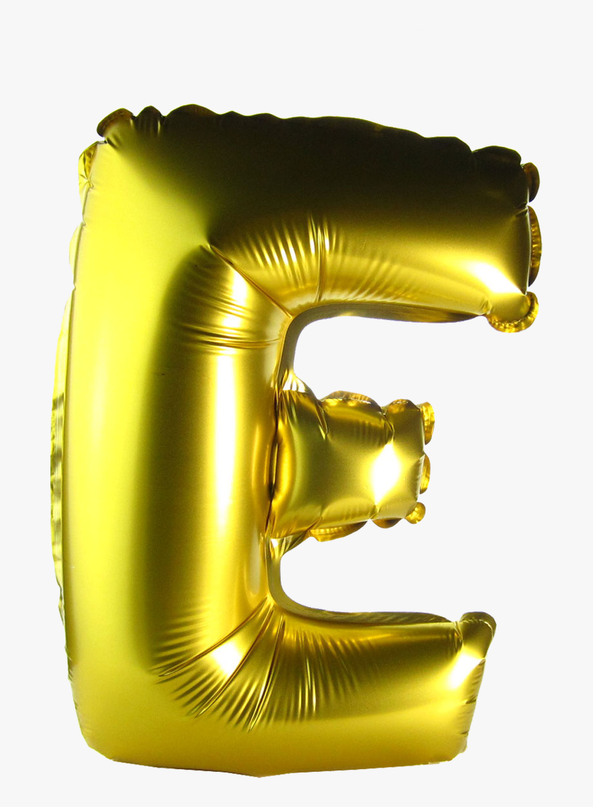 Alphabet Balloons - Gold, HD Png Download