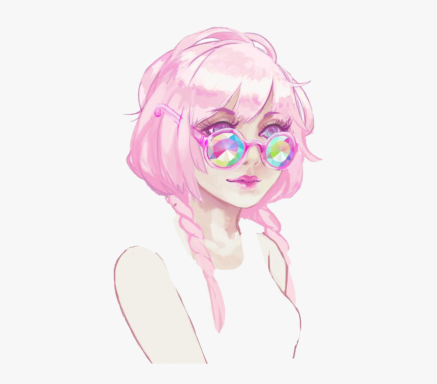 Diana Prince Anime Ouran - Drawing Of A Girl Pastel, HD Png Download