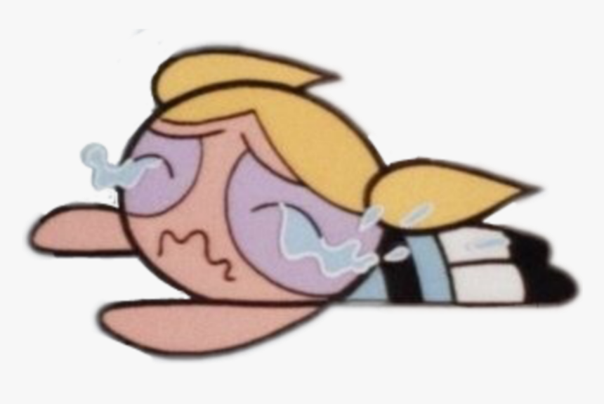 #pink #aesthetic #powerpuffgirls #bubbles #anime - Sad Aesthetic Sticker, HD Png Download