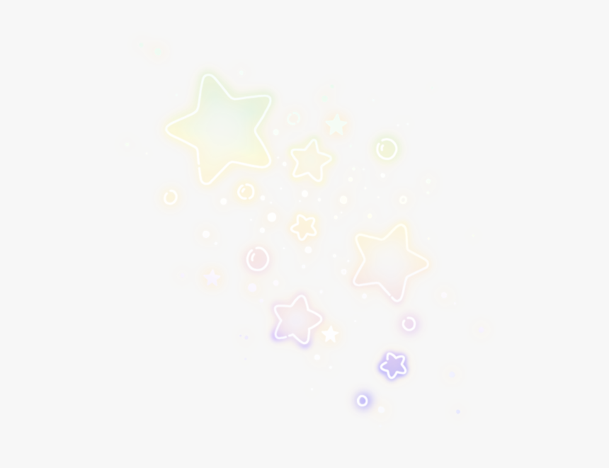 #star #bubble #galaxy #sparkling #neon #starlight #fantasy - Star, HD Png Download