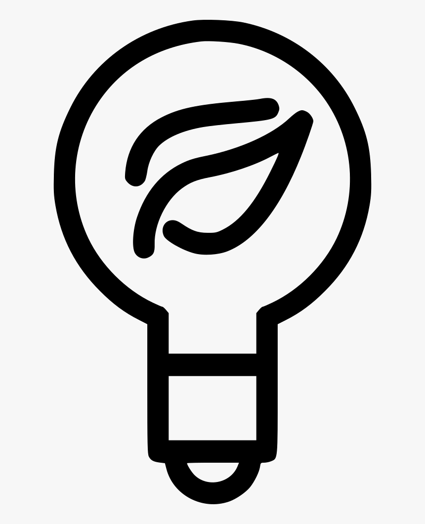 Light Bulb Leaf, HD Png Download