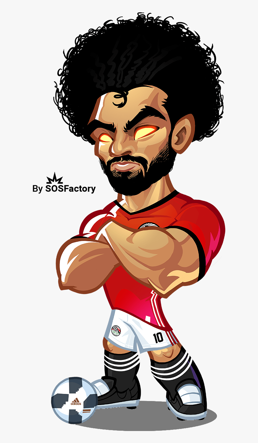 Mo Salah Mascotization, HD Png Download