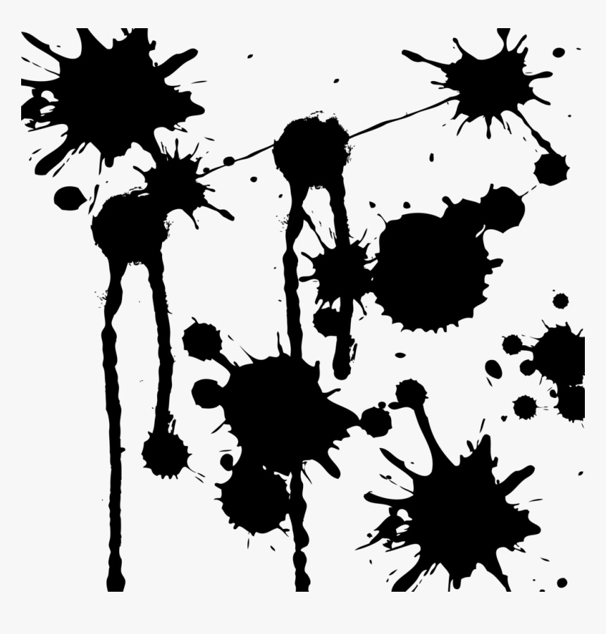 Paint Splat Design 2 By Drakonias115 On Clipart Library - Paint Design Clipart, HD Png Download