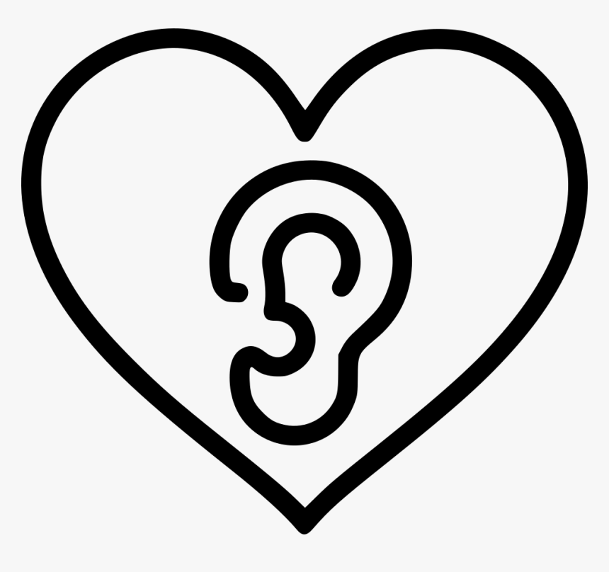 Love Heart Sound Ears Promises Loving - Heart, HD Png Download
