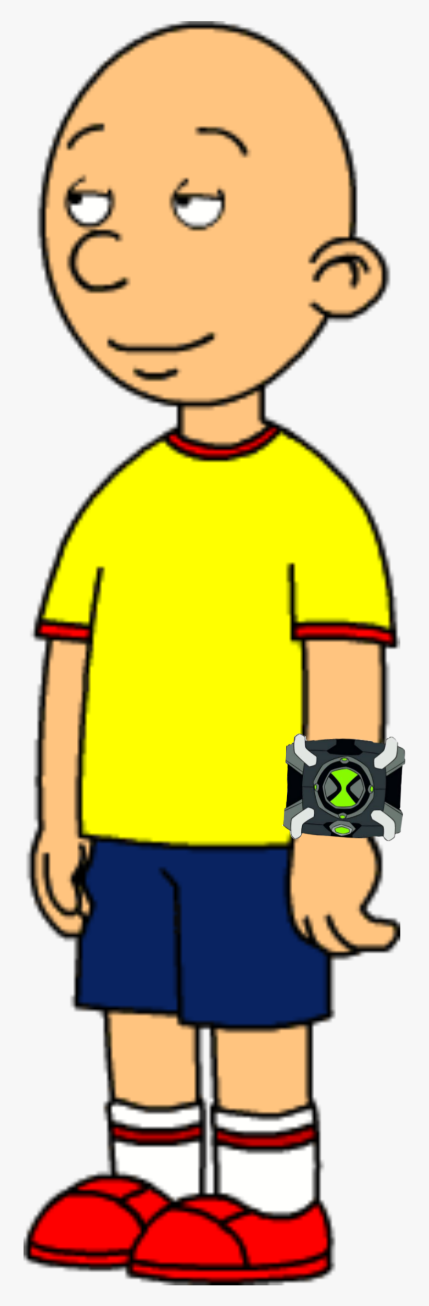 I Had A Idea If Caillou Had The Omnitrix On His Wrist - Caillou Boris, HD Png Download