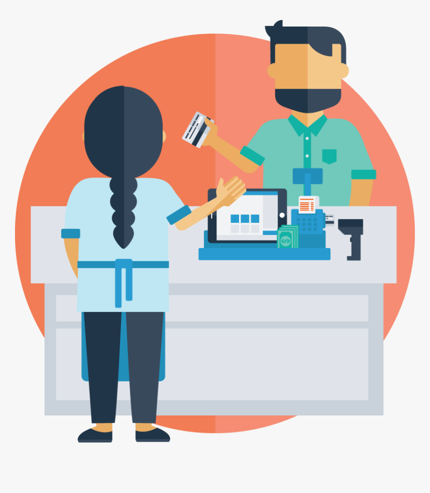 Счастливый продавец. Модель customer development. Люди в ресторане. Покупатель в магазине на кассе. Молодежь в торговом центре.