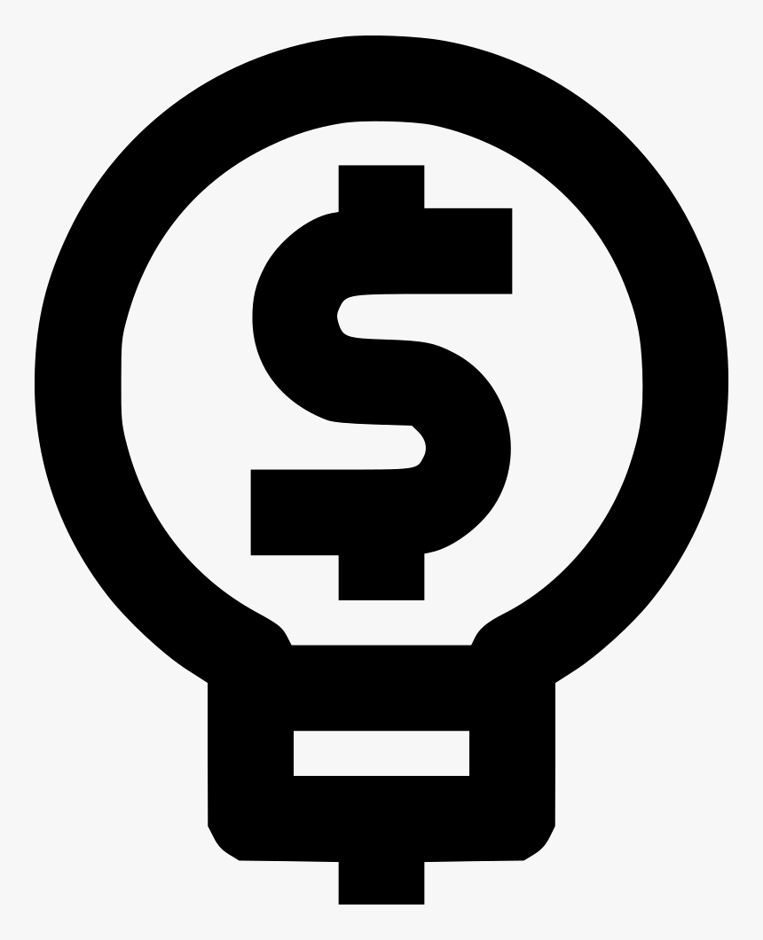 Lightbulb Cash - Profit Company Icon, HD Png Download
