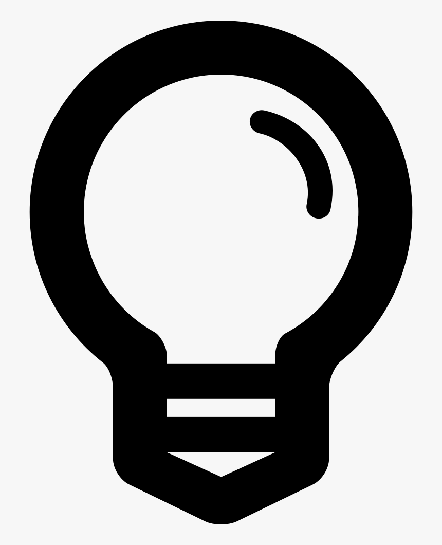 Lightbulb - Emblem, HD Png Download