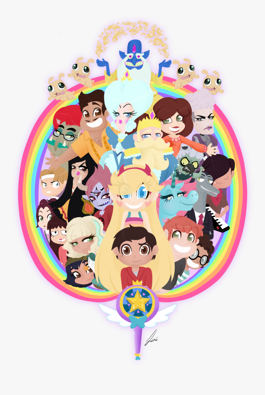 Star Vs The Forces Of Evil Wallpaper Faces, HD Png Download