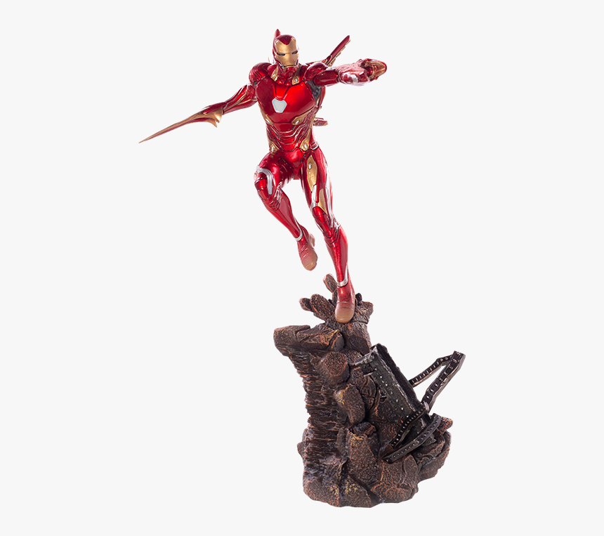 Iron Man Iron Studios Statue, HD Png Download
