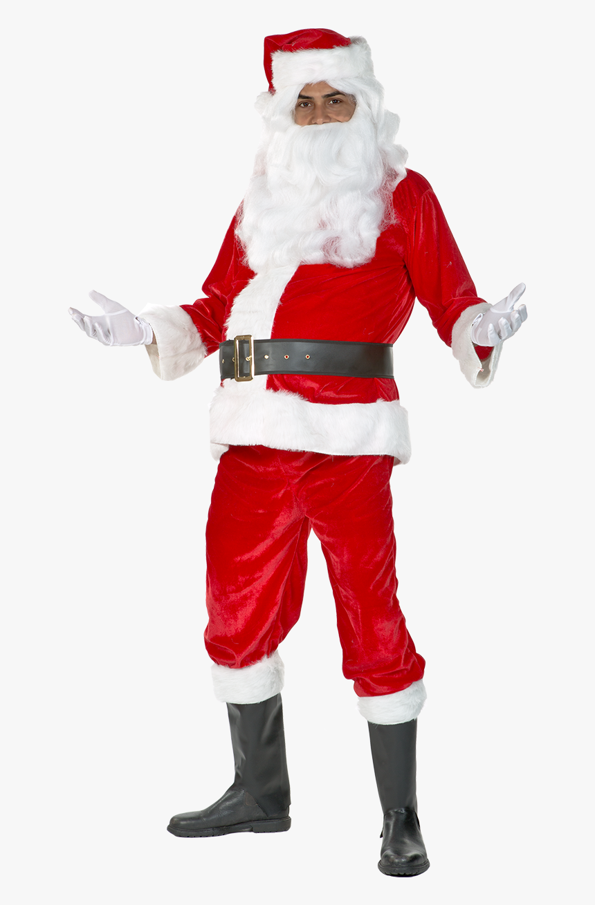 Дед Мороз На Белом Фоне, HD Png Download