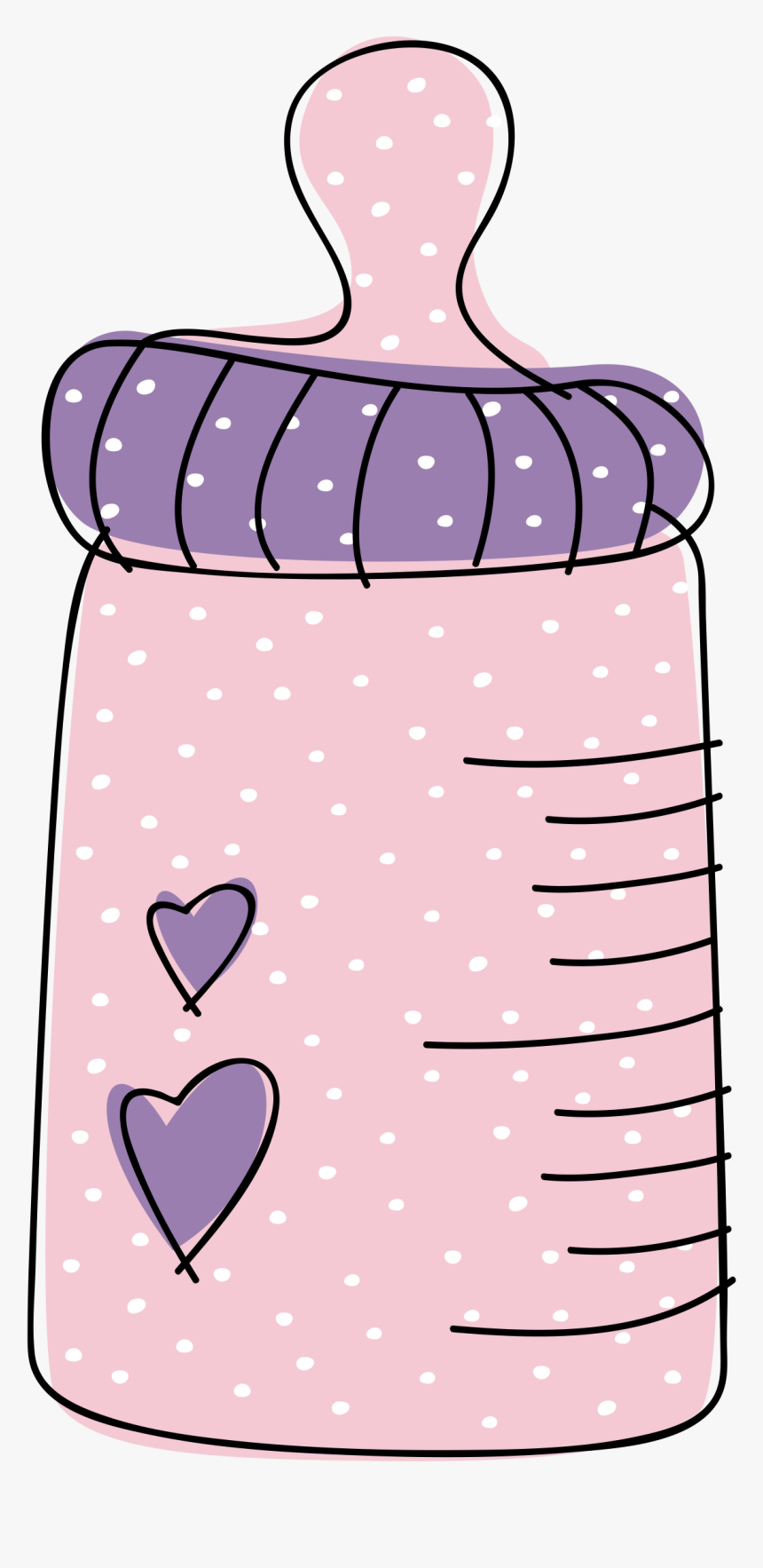 Baby Bottle Pink Clipart, HD Png Download