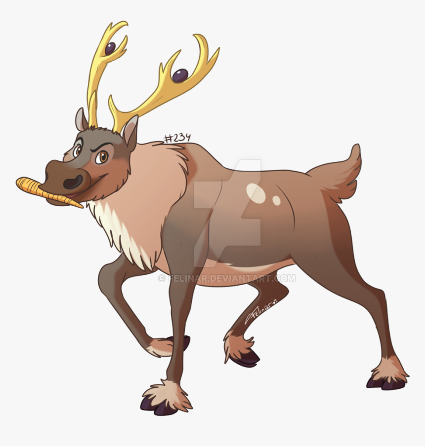 Stantler By Felinar-d6zpu9d - Cartoon, HD Png Download
