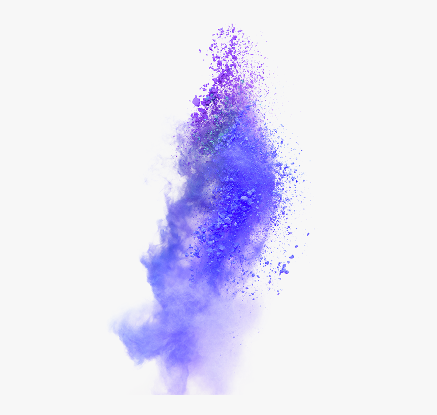#ftestickers #blue #powder #explosion #effect #paint - Purple Powder Explosion Png, Transparent Png