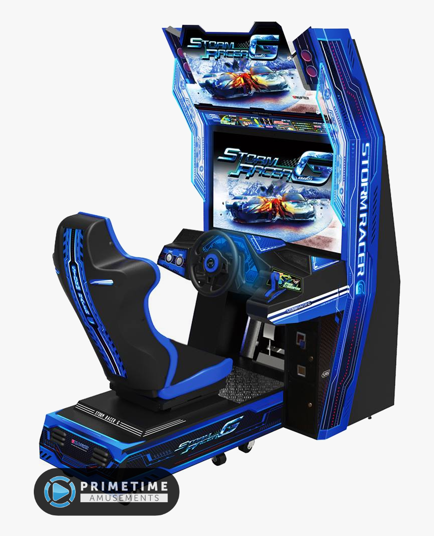 Storm Racer G Standard Racing Arcade Game By Sega / - Storm Racer G Arcade, HD Png Download