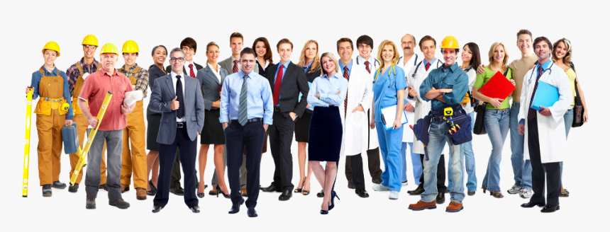 Workers Group Png Temporary Measures Temporary Career - Workers In Different Industries, Transparent Png