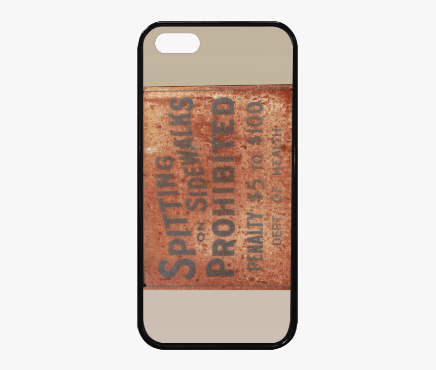 Spitting Prohibited, Penalty Rubber Case For Iphone - Mobile Phone Case, HD Png Download
