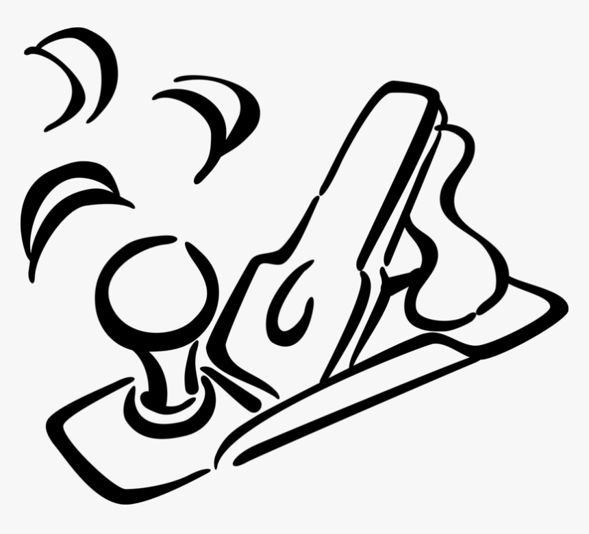 Vector Illustration Of Wood Plane Carpentry Tool For, HD Png Download