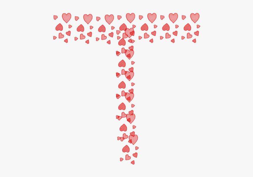 Hearts Heart Alphabet Pink Free Image On Pixabay Png, Transparent Png