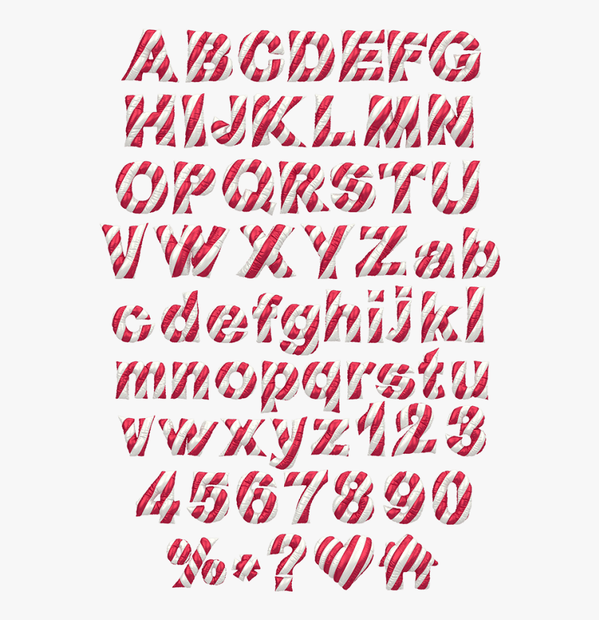 Christmas Balloon Font - Art, HD Png Download